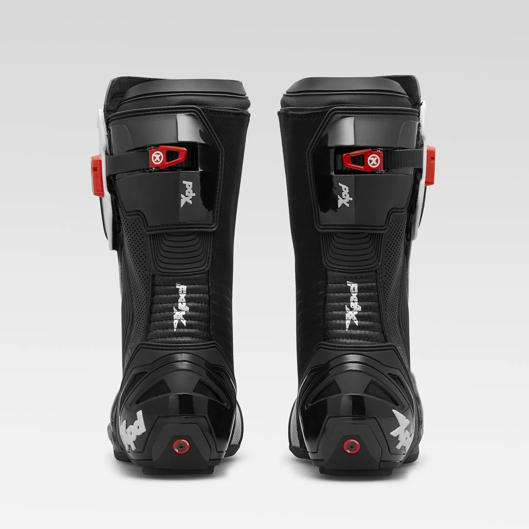 XPD XP9-R AIR perforierter Racing und Straßen Motorradstiefel | Herren | Weiß/Schwarz - Image 5