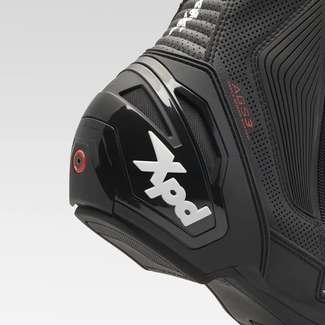 XPD XP9-R AIR perforierter Racing und Straßen Motorradstiefel | Herren | Weiß/Schwarz - Image 7