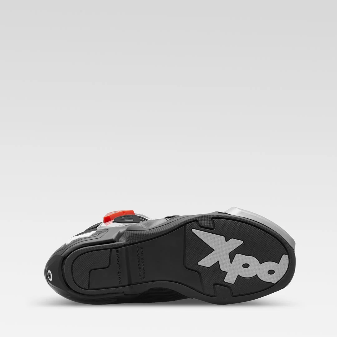 XPD XP9-R AIR perforierter Racing und Straßen Motorradstiefel | Herren | Weiß/Schwarz - Image 8