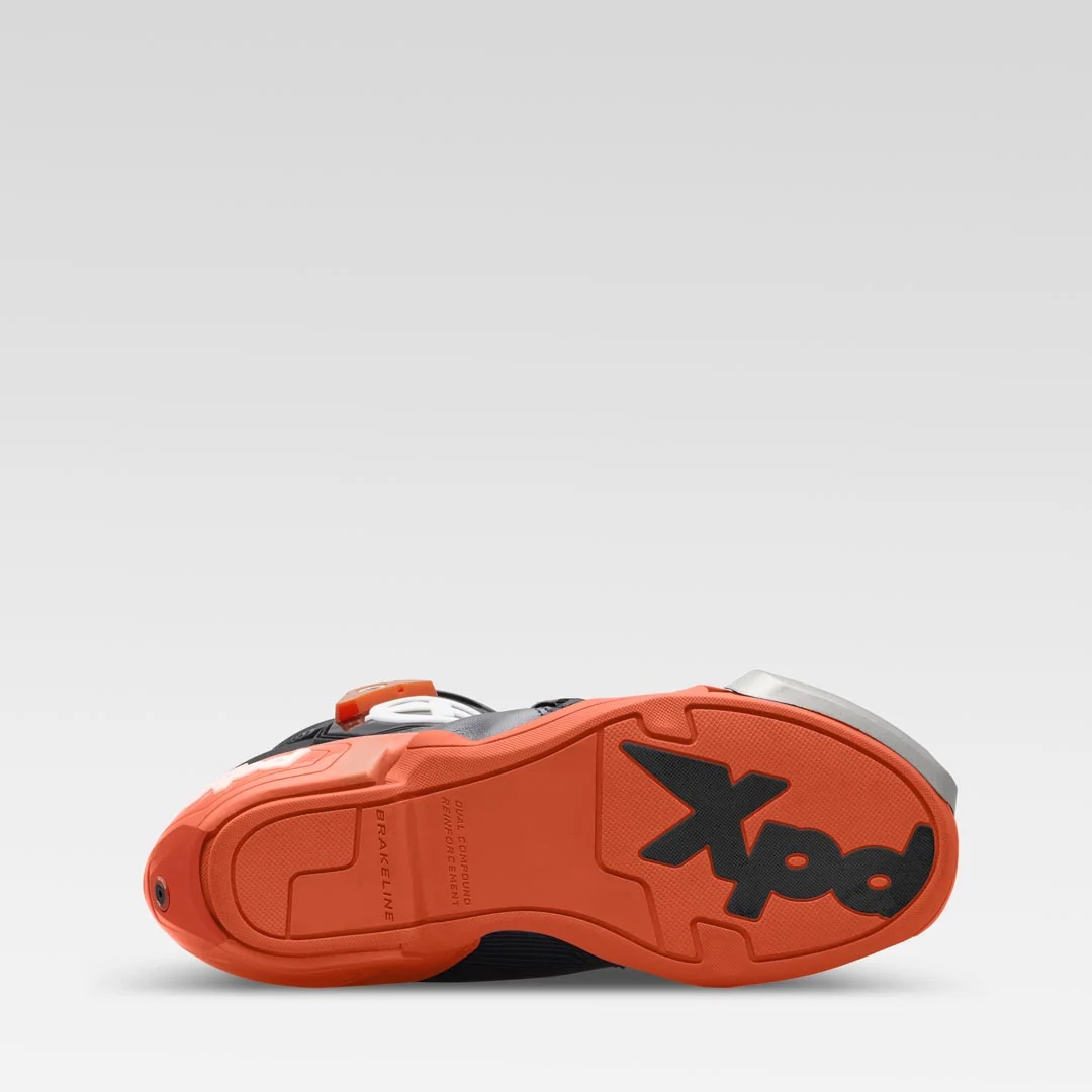 XPD XP9-R Racing und Straßen Motorradstiefel | Herren | Orange/Schwarz - Image 10