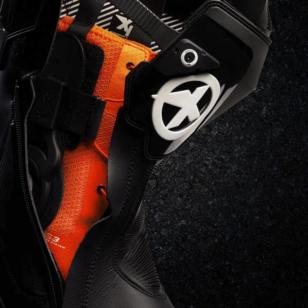 XPD XP9-R Racing und Straßen Motorradstiefel | Herren | Orange/Schwarz - Image 3