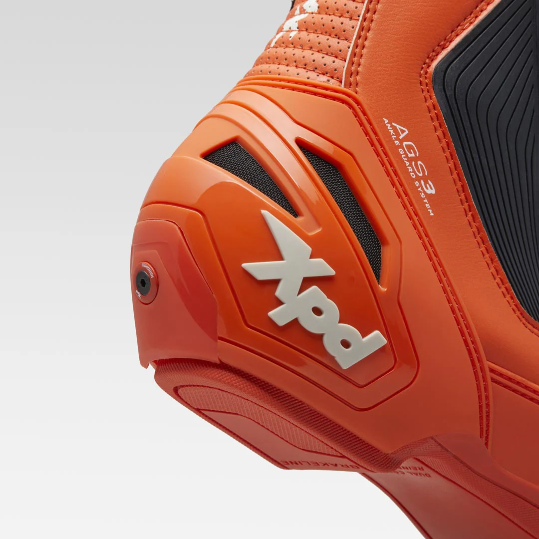 XPD XP9-R Racing und Straßen Motorradstiefel | Herren | Orange/Schwarz - Image 7