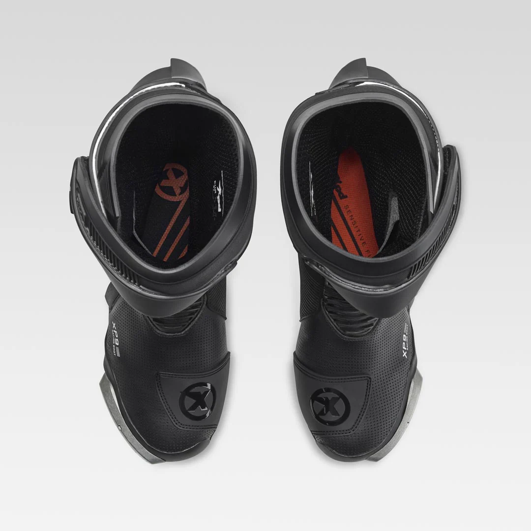 XPD XP9-S AIR perforierter Racing und Straßen Motorradstiefel | Herren | Weiß/Schwarz - Image 10
