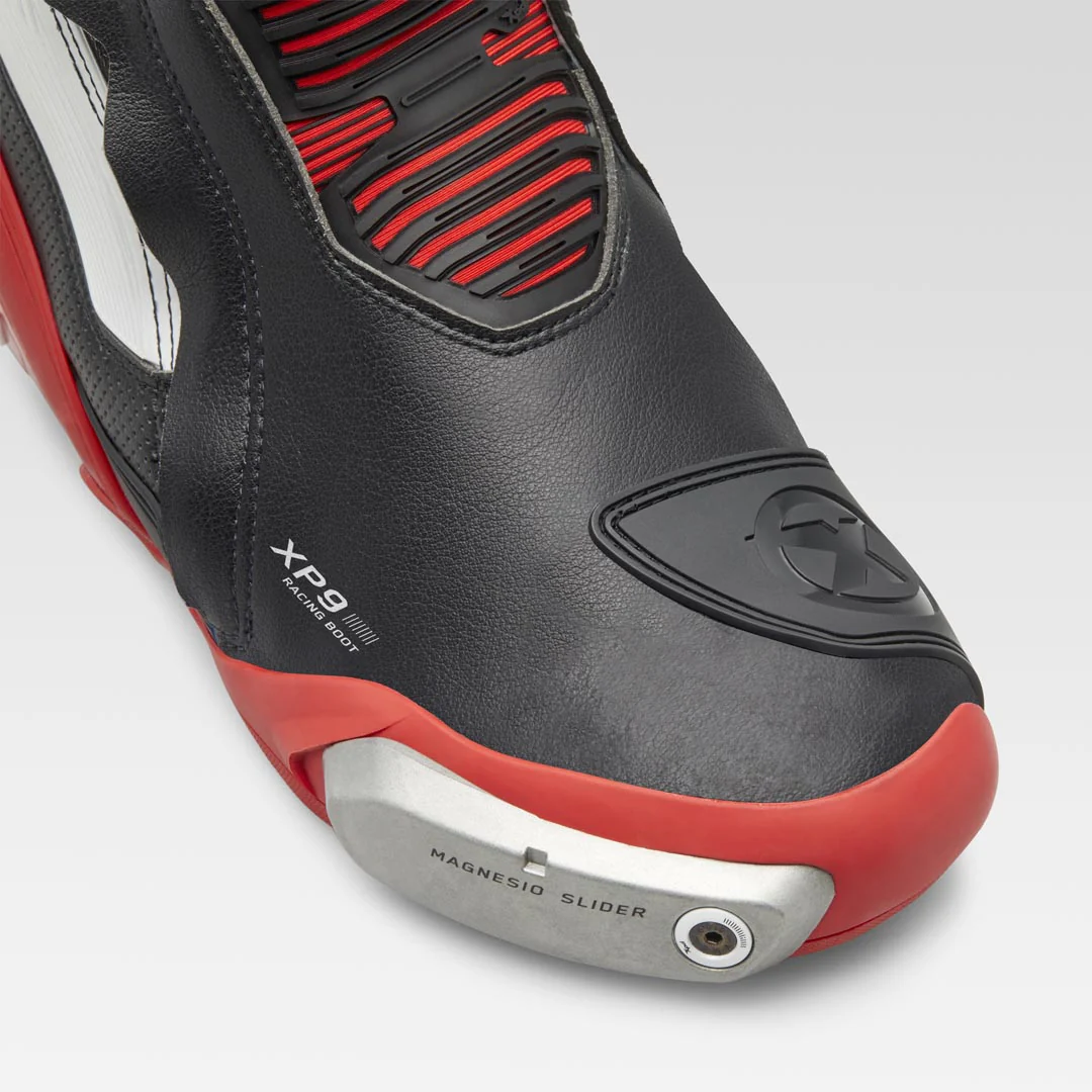 XPD XP9-S Racing und Straßen Motorradstiefel | Herren | Schwarz/Rot - Image 4