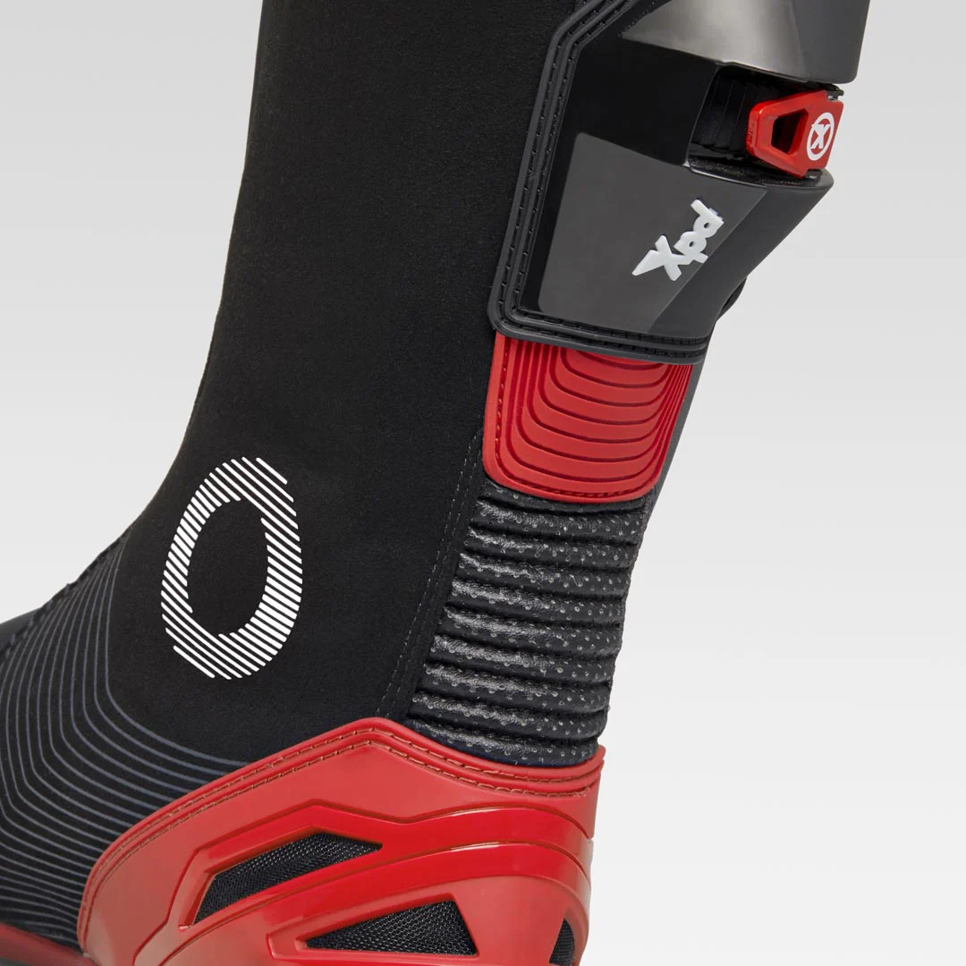 XPD XP9-S Racing und Straßen Motorradstiefel | Herren | Schwarz/Rot - Image 6