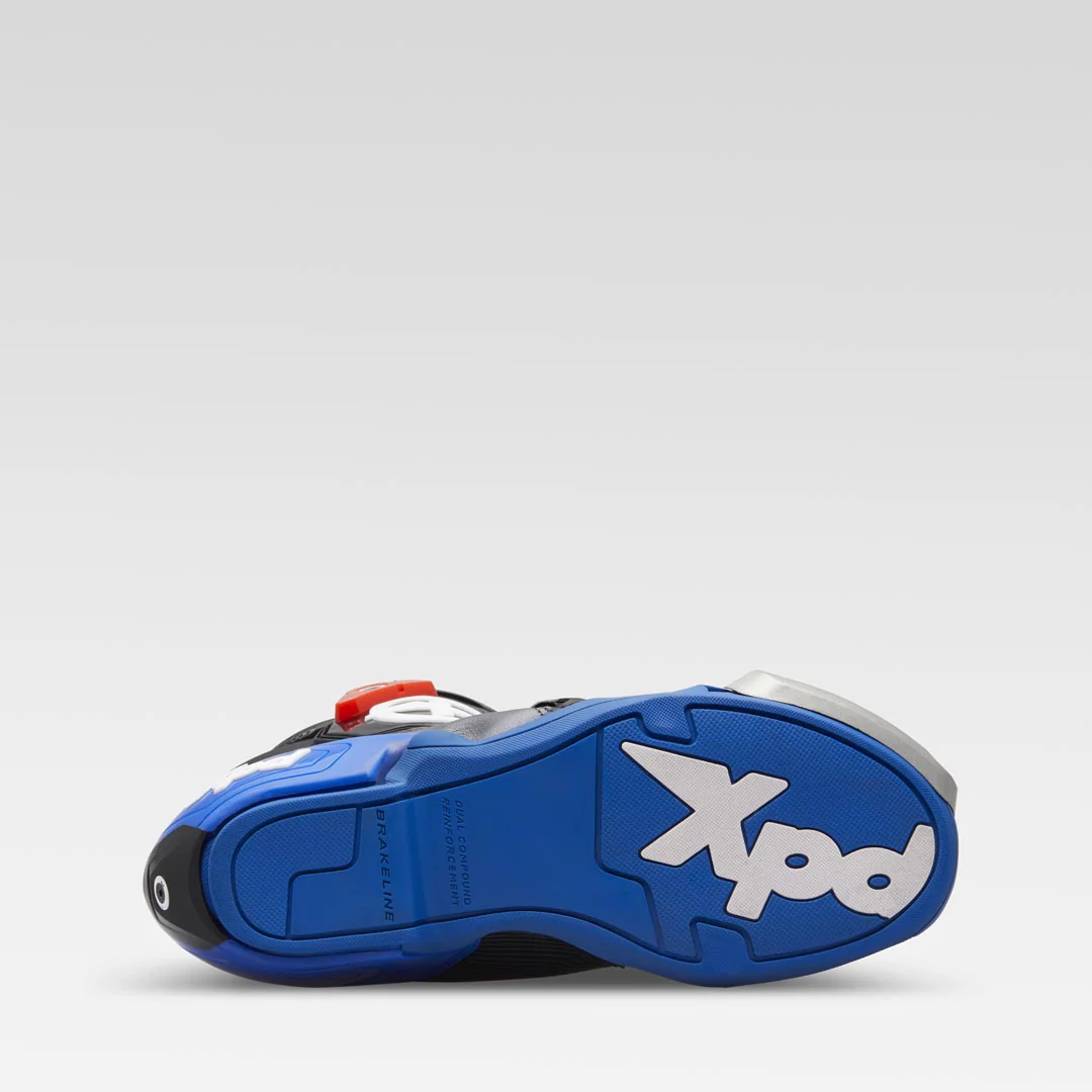 XPD XP9-S Racing und Straßen Motorradstiefel | Herren | Schwarz/Blau - Image 10