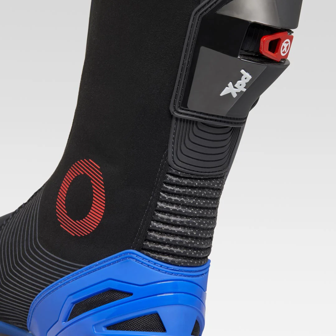 XPD XP9-S Racing und Straßen Motorradstiefel | Herren | Schwarz/Blau - Image 6
