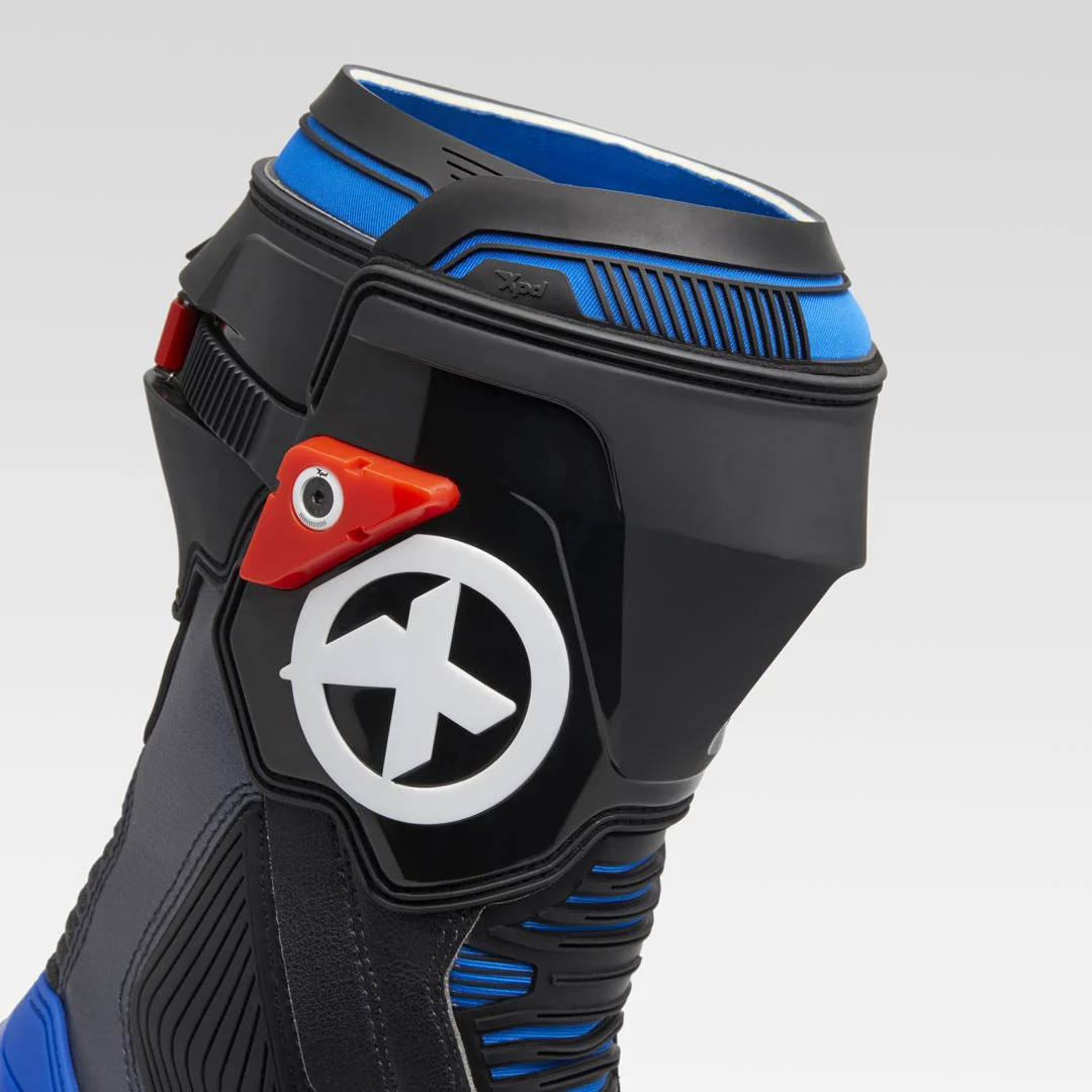 XPD XP9-S Racing und Straßen Motorradstiefel | Herren | Schwarz/Blau - Image 8