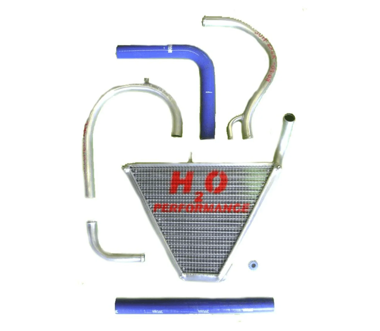 Zusätzlicher Wasserkühler Kit H2O Performance Kawasaki ZX-6 R (07-08) - Image 2